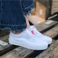 在飛比找蝦皮購物優惠-☆BSTN☆ Vans Old Skool 全白 白線帆布 