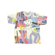 Adidas Love Unites All Over Print Tee T-Shirt Multi-Color Size S, M, XL