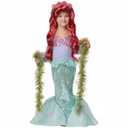 Lil Mermaid Princess Ariel Story Book Week Infant Toddler Girl Costume