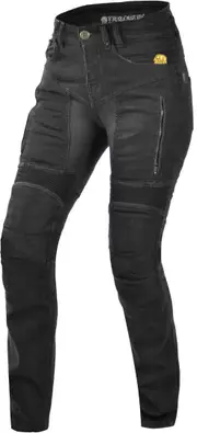 Trilobite Parado Slim Ladies Motorcycle Jeans, black, Size 26 32 for Women