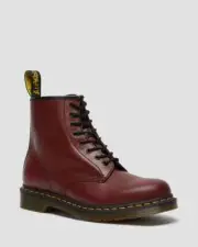Dr Martens 1460 Cherry Red Smooth Leather Women 's Boots