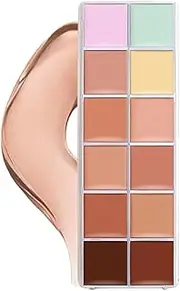 Face Color Correcting Palette,Face Contour Color Corrector Makeup Palette Cream | Concealing Full Coverage Supplies for Women Teens Girls Youth Friends Coworkers