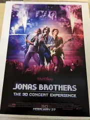 Jonas Brothers Movie Poster 13 x 19 inches authentic