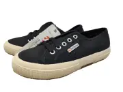 SUPERGA 2750 COTU CLASSIC BLACK UNISEX USAM 3.5 USAW 5 EUR NEW RETAIL $70