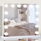 Makeup Mirror Hollywood Vanity Mirrors with Light Dimmable Time and Bluetooth AU