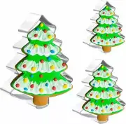 Cookie Cutters 3 PCS, Christmas Tree, 3'', 4'', 5''