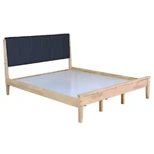 【HERA 赫拉】Judith 朱蒂斯 簡約質感原木床架 雙人5尺床架(實木床 雙人床)