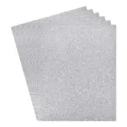 Glitter EVA Foam Sheets, [for Cards] - 11x8 Inch 2mm / Silver Tone / 6 Pcs
