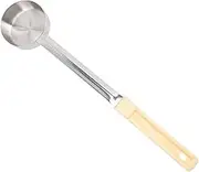 Alipis Portion Control Serving Spoon Pizza Sauce Spoon Flat Bottom Easy to Use