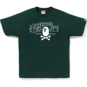 A Bathing Ape Crossbone Logo Green Tee Size: Medium NWT Authentic