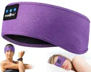 Bluetooth 5.2 Headband Sleep Headphones Headband Headphones Sports Amethyst