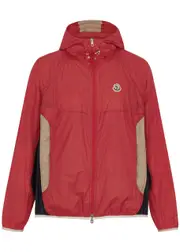 Moncler Dronne Colour-blocked Shell Jacket - Red - 4, Men's Designer Shell Jacket, Male - 4 4