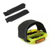 1 Pair New Fixed Gear Fixie BMX Bike Bicycle Double Pedal Toe Straps Black