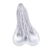 Universal 2 1/2" Chrome Low Hanging Balls Accent Stick On Emblem Decal (for: Chevrolet)