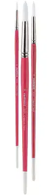 Creative Mark Pro White Acrylic Brushes - Round