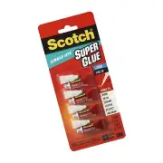 Scotch Super Glue Liquid, .07 Ounces (AD114), 4 Count 1