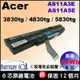 Acer 3830TG 原廠 電池 4830TG 4830t 5830TG AS11A3E AS11A5E 5830