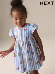Blue Tomato Stripe Button Up Summer Dress (3mths-10yrs) (E79562) | $24 - $31