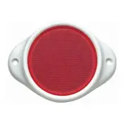 Narva 84082BL Red Retro Reflector in Plastic Holder with Dual Fixing Holes