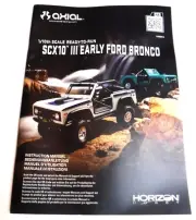 AXIAL SCX10 III Early Ford Bronco Manual