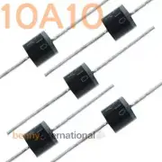 10x 10A10 1000V 1KV 10A RECTIFIER DIODES GUARD JUNCTION Axial