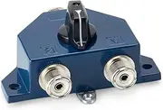 Moonraker 2-Way SO239 Coax Switch, Push Button Mechanical, Manual, Blue