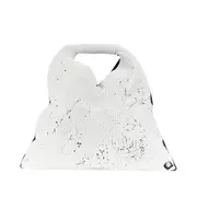 [MM6] MM6 Painted leather mini Japanese bag Woman One Size One Size White