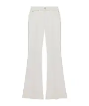 Alexander McQueen Raw Finish Flared Jeans 24,25,26,27,28 Optic White