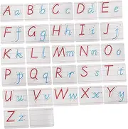Gadpiparty 1 Set 26 Uppercase Lowercase Alphabet Fridge Magnets Set for Educational Learning for Preschool Interactive Play Fine Motor Skill Development Includes Storage Bag Pen