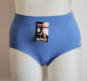 Bonds Ladies WWGAA UEN Into The Blue Side Seamfree Seamless Full Brief Size 16