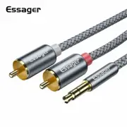 RCA Audio Cable Jack 3.5 to 2 RCA Cable 3.5mm Jack to 2RCA Male Splitter Aux