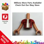 Genuine LEGO™ Nougat Torso Mini Doll Boy Red 061 6379473 New