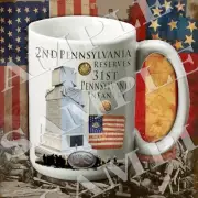 2nd Pa Reserves, 31st Pa Inf 15-ounce American Civil War themed coffee mug/cup