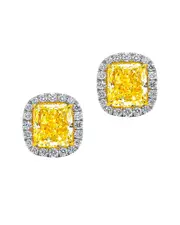 Diana M. Fine Jewelry 18K 3.82 ct. tw. Diamond Studs