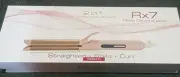 RX7 2 in 1 Hair Straightener & Curler Nano Ceramic Ionic Iron