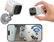 FUVISION Mini Security Camera Wireless WiFi Indoor for Home, Nanny Camera for Baby, Pets, Elder, Dog Cam with Clear Night Vision, Human/PIR Motion, 120-day Standby Battery, Cloud Storage