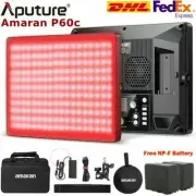 Aputure Amaran P60c 60W Bi-Color RGBWW LED Video Panel Light with NP-F Battery
