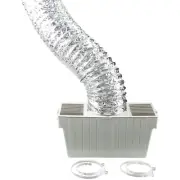DEFLECTO LTF Supurr-Flex Indoor Dryer Vent Lint Trap Kit