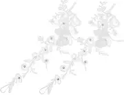[GAROZATION] 1 Pair Bridal Wedding Sleeves Gloves for Wedding White Long Gloves Wedding Gloves Wedding Tulle Gloves Lace Gloves Bridal Gloves White Opera Gloves Tulle Wedding Dress Gloves