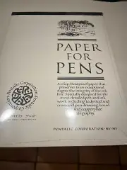 9" X 12" Paper for Pens NEW 50 SHEETS BLEEDPROOF PAPER