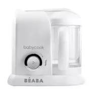 BEABA BABYCOOK SOLO BABY FOOD PROCESSOR STEAM COOK BLEND DEFROST - WHITE