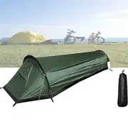 Single Camping Tent Waterproof Canvas Biker Tent Outdoor Sleeping Equipment AU