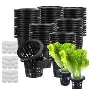 50 Pack NET CUP POTS HYDROPONIC USE SYSTEM GROW KIT