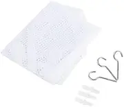 Large Soft Toy Hammock Mesh Net Teddy Bear Keep Baby Childs Bedroom Nursery Tidy (White)