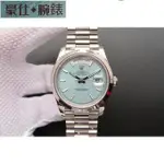 高端 ROLEX勞力士 星期日歷型系列228206-83416冰藍盤 機械男錶 直徑40MM 復刻3255型機