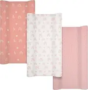 Table Pad Cover, Changing Pad Sheet, Mini Crib Sheet, Baby Changing Pad Cover, Versatile Baby Pad Sheet, Comfortable Stable Diaper for Home Kid Use (Pink)