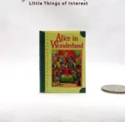 1:6 Scale ALICE IN WONDERLAND Illustrated Readable Miniature Book