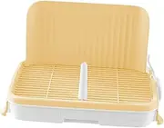 LeeQinersw Puppy Training Pad for Indoor Use with Reusable Design, Cream Yellow
