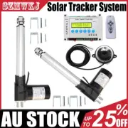 Dual Axis Solar Panel Tracking Tracker& 6000N 8" Linear Actuator &LCD Controller