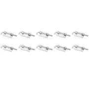 Spring Latch (2.95") 10Pcs, Iron Right-Handed Bolt Latch Pin Loaded Lock